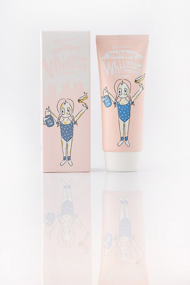 Освітлюючий і зволожуючий крем для обличчя ELIZAVECCA Moisture Whitening Skin Liar Cream