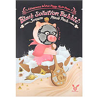 Киснева маска-серум для обличчя від чорних цяток ELIZAVECCA Witch Piggy Hell Pore Black Solution Bubble Serum, фото 3