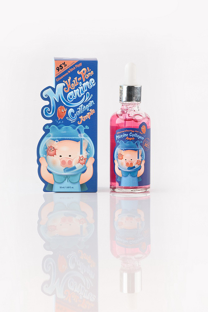 Сироватка для обличчя з морським колагеном ELIZAVECCA Witch Piggy Hell-pore Marine Collagen Ample