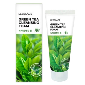 Пінка для вмивання з екстрактом зеленого чаю LEBELAGE CLEANSING FOAM GREENTEA, фото 1