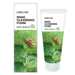 Пінка для вмивання з муцином равлика LEBELAGE CLEANSING FOAM SNAIL