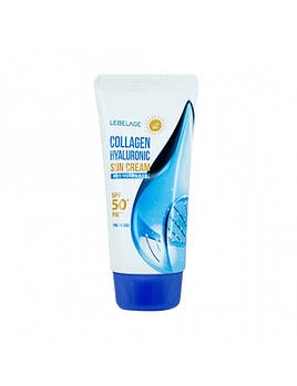 Антивіковий колагеновий гіалуроновий сонцезахисний крем LEBELAGE COLLAGEN HYALURONIC SUN CREAM 70 мл