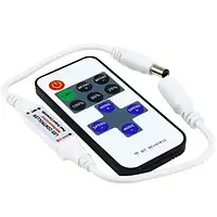 LED диммер 6A, 5-24V, з пультом RF, для світлодіодних стрічок, 10 кнопок