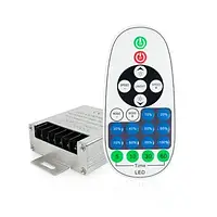 LED диммер 36A, 12-24V, з пультом RF 23 кнопки