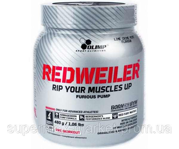 Предтренировочный комплекс Olimp Sport Nutrition Redweiler 480 г Кола (483204) - фото 1 - id-p1658963164