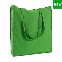 Зелена еко сумка бавовна 36х10х41 см , печать на еко сумках, печать на ЭКО сумках, Эко сумки оптом !