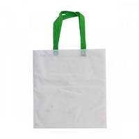Эко сумка белая спанбонд 38*0*41 см (друк на сумках , промо сумки, печать на сумках, сумки оптом)