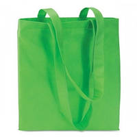 Эко сумка зелёная спанбонд 40*0*40 см (друк на сумках , промо сумки, печать на сумках, сумки оптом)