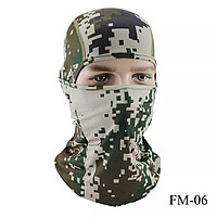 Тактическая военная балаклава-маска камуфляжная, цвет FM-06