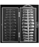 Типси гелеві для нарощування нігтів 240 шт. мигдаль