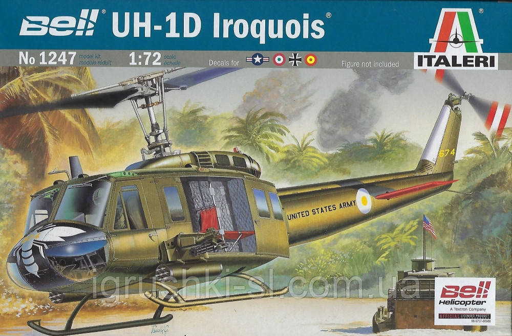Збірна модель Italeri (1:72) UH-1D Slick