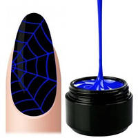 Гель краска паутинка, Spider gel SV синий
