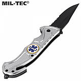 Складаний ніж, Склобій Mil-Tec Rescure Paramedic Silver 15323018, фото 7