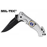Складаний ніж, Склобій Mil-Tec Rescure Paramedic Silver 15323018, фото 9