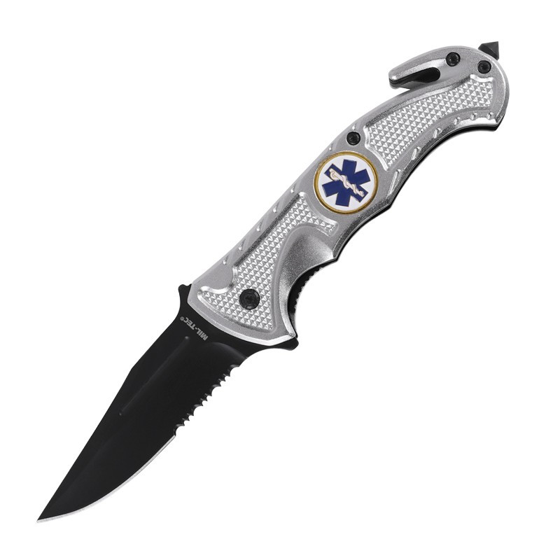 Складаний ніж, Склобій Mil-Tec Rescure Paramedic Silver 15323018