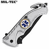 Складаний ніж, Склобій Mil-Tec Rescure Paramedic Silver 15323018, фото 3