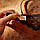 Бюстгальтер (ліфчик) жіночий з пуш-апом, колір чорний/коричневий, розмір 75В, роздріб, фото 7