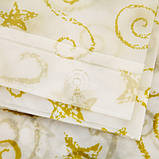 Шторка - фіранка для ванної FRAP F8808, поліетилен, 180х180 см, жовтий, фото 4