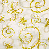 Шторка - фіранка для ванної FRAP F8808, поліетилен, 180х180 см, жовтий, фото 5