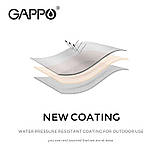 Штора для ванни GAPPO G8651, терілен-поліестер, 18х200 см, білий, фото 3