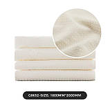 Шторка - фіранка для ванної GAPPO G8652, терілен-поліестер, 18х200 см, пісочний, фото 2