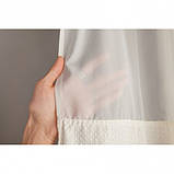 Шторка - фіранка для ванної GAPPO G8652, терілен-поліестер, 18х200 см, пісочний, фото 4