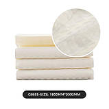 Шторка - фіранка для ванної GAPPO G8655, терілен-поліестер, 18х200 см, пісочний, фото 2