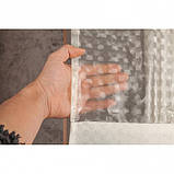 Шторка - фіранка для ванної GAPPO G8655, терілен-поліестер, 18х200 см, пісочний, фото 4