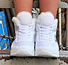 Зимові жіночі Кросівки на хутрі Білі Снікерси в стилі N!ke Черевики (розміри: 39), фото 5