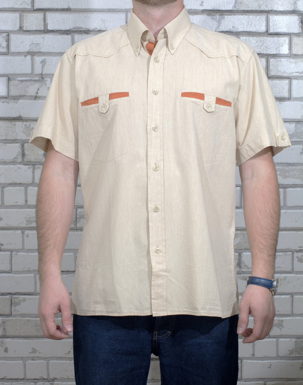 Сорочка чоловіча Crown Jeans модель cr-136-01
