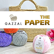 Gazzal The Paper (Газзал Пейпер) 🔥 НОВИНКА 2022! Огляд пряжі для в'язання сумок, рюкзаків капелюшків