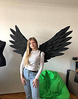 Черные матовые крылья ангела