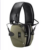 Активні тактичні навушники для стрільби EM026 Green