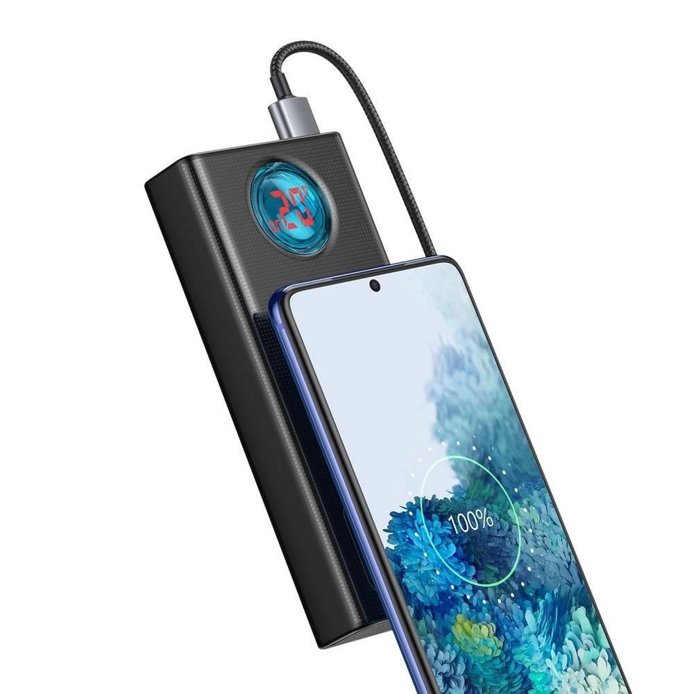 Портативные батареи | Power Bank 65W 6A Baseus Amblight 30000mAh 4xUSB+1xType-C QC3.0 Универсальная батарея Li-Pol От USB Type-C USBx2