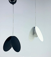 Підвісні світильники з оригінальним мінімалістичним дизайном в корпусі метал білого та чорного кольору