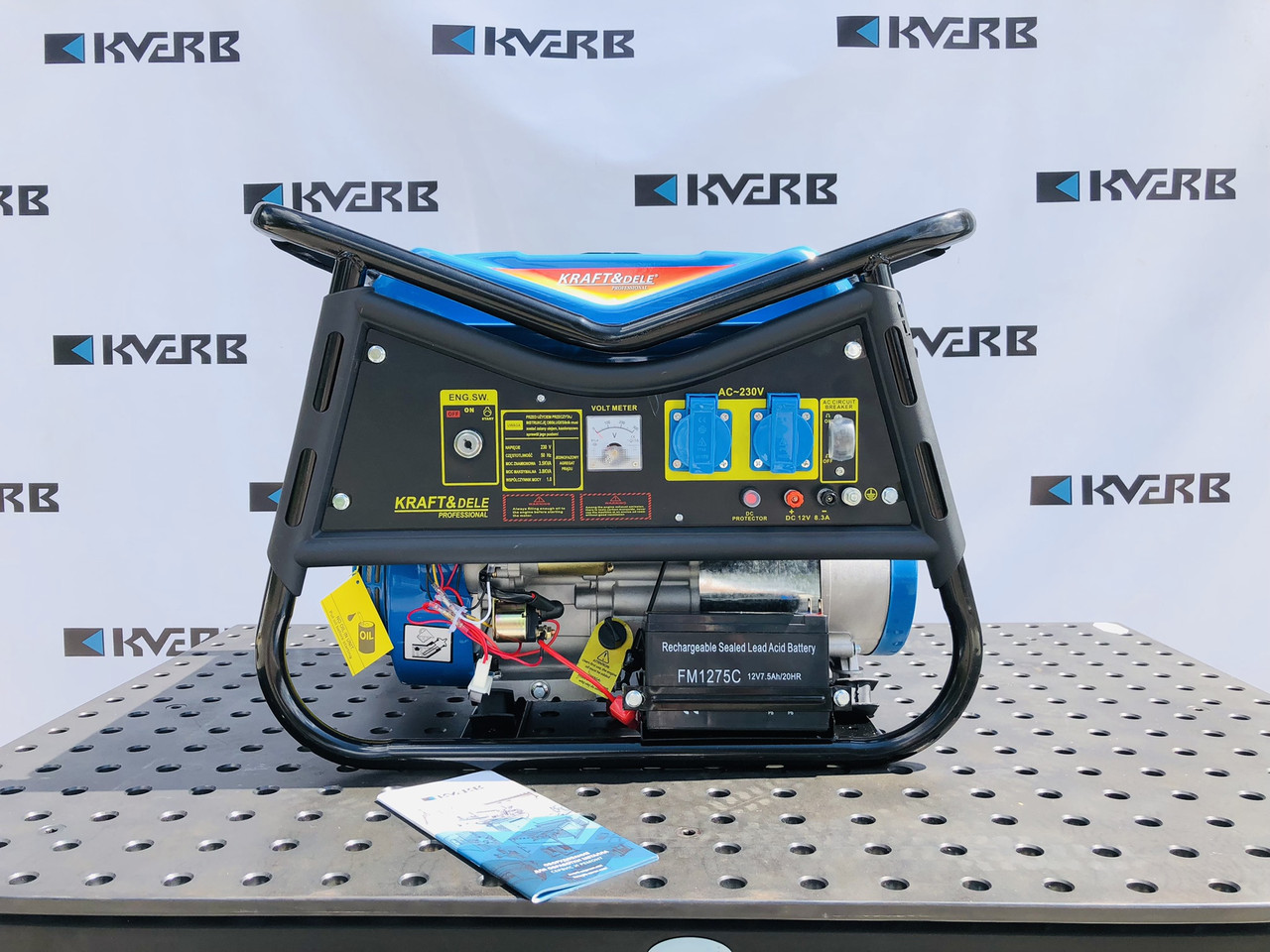 Портативний однофазний генератор з Kraft & Dele KD143 3000W 12/230V ...