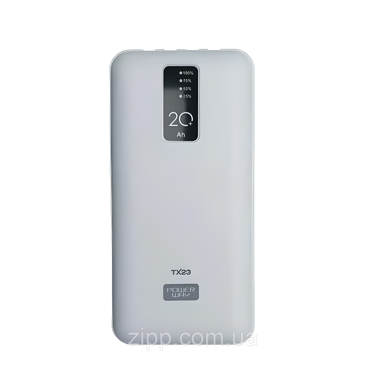 Портативний зарядний пристрій 20000 mAh повербанк 2 USB Powerway TX23 powerbank
