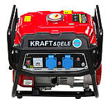 Переносна однофазна генераторна установка з позначенням Kraft & Dele KD146, фото 4