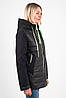 Жіноча куртка TOWMY 6712 black fruit green, фото 5