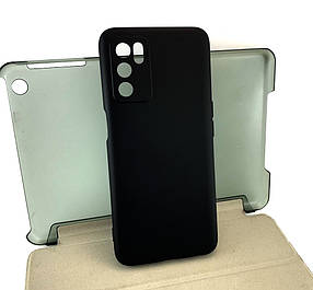 Чохол на OPPO A16 накладка бампер Full Soft Case силіконовий чорний