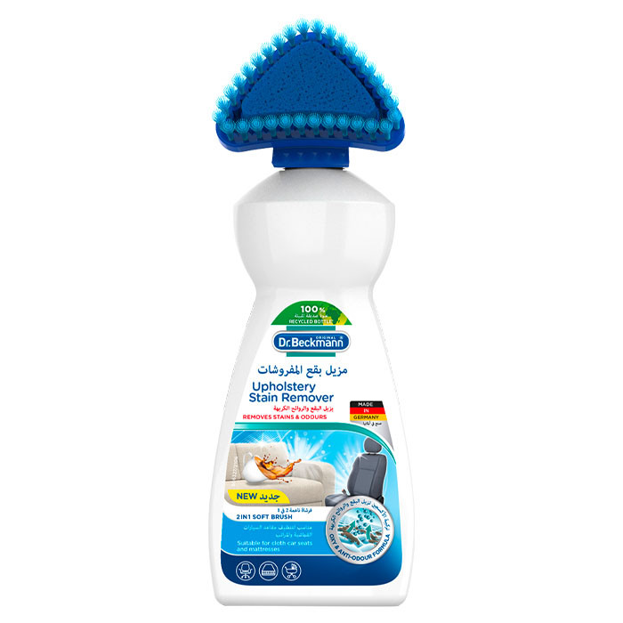 Засіб для чистки м'яких меблів зі щіточкою Dr.Beckmann 400 мл, фото 1