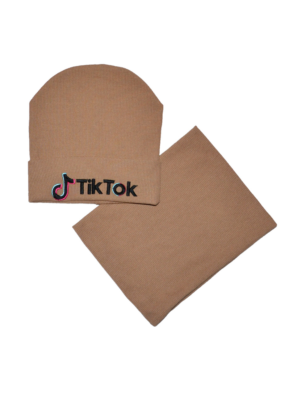 Набір (шапка, хомут) дітям до року Tik Tok 42/48см