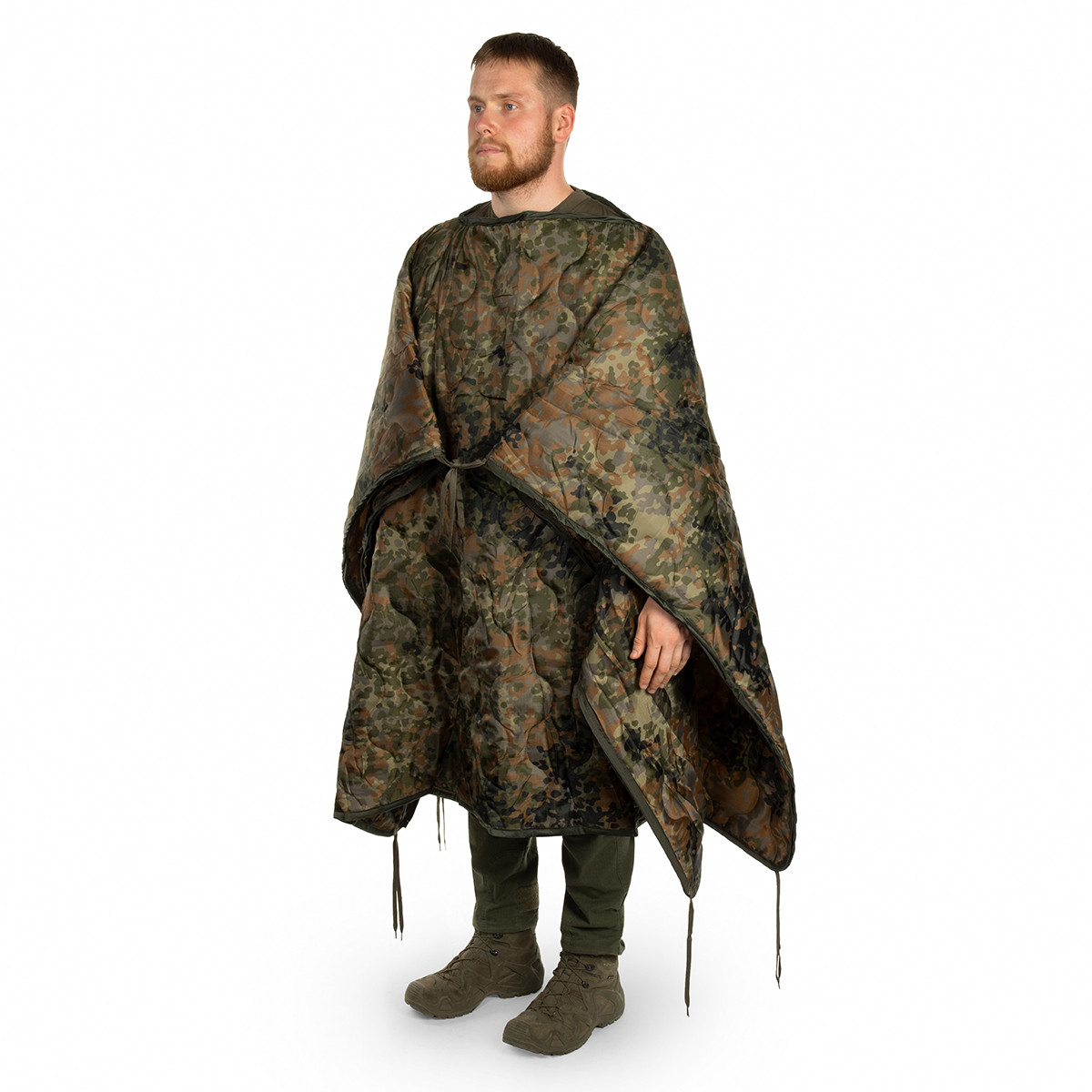 Пончо, ковдра, килимок, подушка + чохол Mil-Tec Rip-Stop Flecktarn 14424521