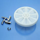 Шестерня та ніж для м'ясорубки Braun Power Plus G1300, G1500, G3000, G1100, фото 5