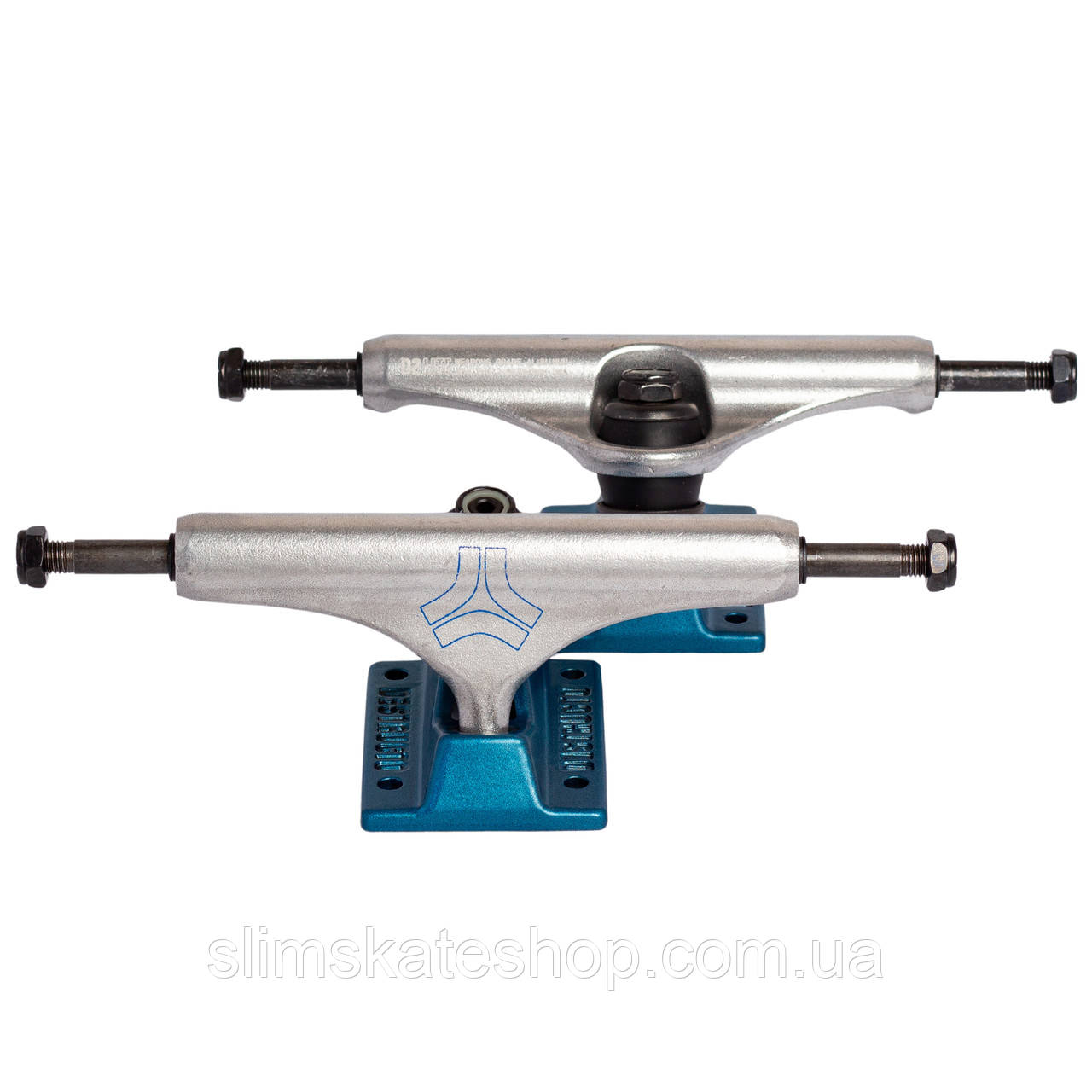 Підвіски для скейту Destructo D2 Mid Lite Raw/Blue 5.5