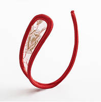 Труси без лямок з квітковим принтом універсальний червоний