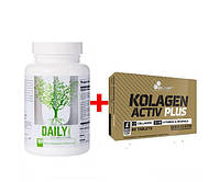 Витамины Universal Nutrition Daily Formula 100 таб + Колаген Olimp Nutrition Kolagen Activ Plus 80 таб