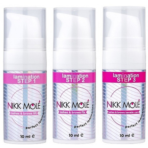 Купити Nikk Mole Сіт складів для ламінування вій і брів No1, No2, No3 ...