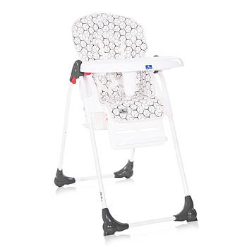 Дитячий стілець для годування Lorelli Dulce Grey Net (столик-піднос кошика для речей)