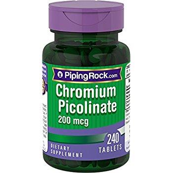 Piping Rock chromium picolinate 200mcg(240tab)
